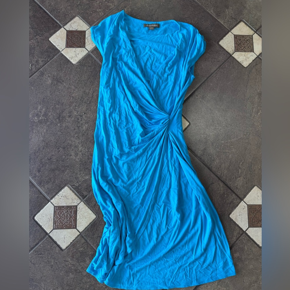 Tommy Bahama Turquoise One Shoulder Dress